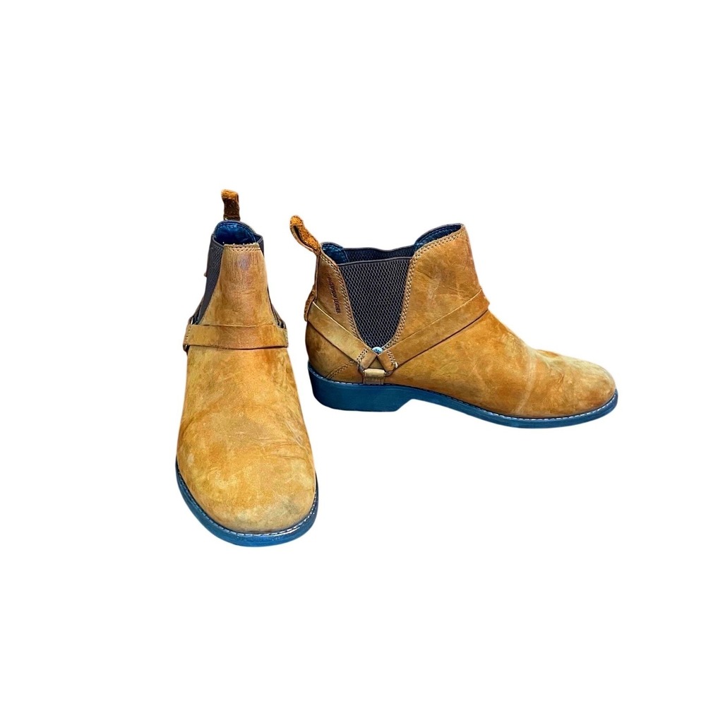 Teva‎ De La Vina Dos Chelsea Boots Brown Waterproof Leather Harness Ankle 8